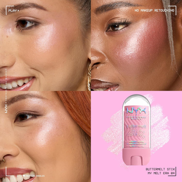 NYX Professional Makeup Buttermelt Highlighter Stix | Creamy, Buildable & Long-Lasting Radiance