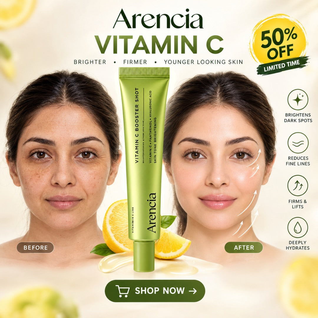 Arencia Vitamin C Brightening Booster – Dark Spot Reduction, Fine Line